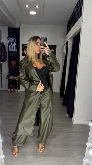 Gabardina verde