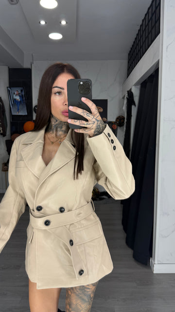 Blazer poli piel