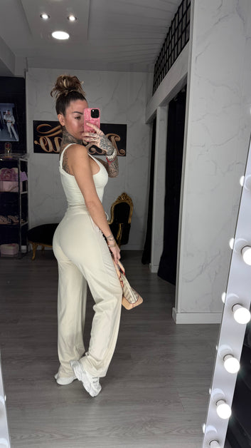 Pantalón carmen beige