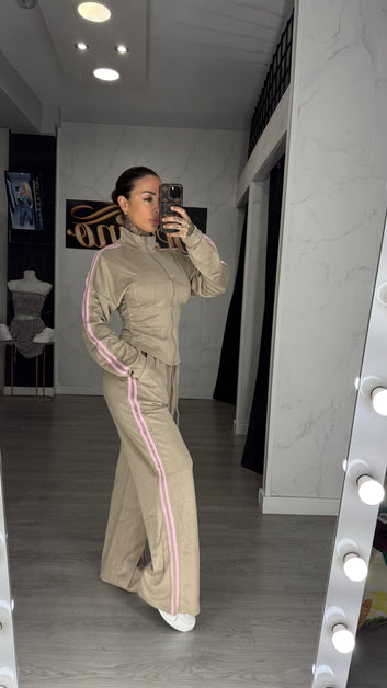 Conjunto Miriam taupe