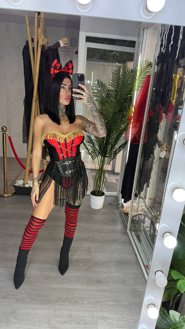 ￼ Disfraz payasa diabólica