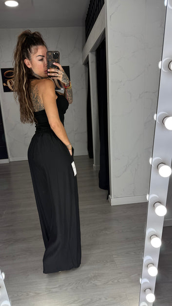 Pantalón espiga negro