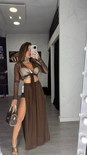 Pantalón falda tul