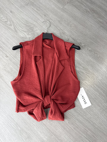 Camisa nudo tejas