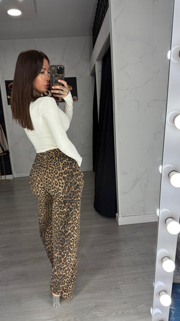 Pantalón leopardo