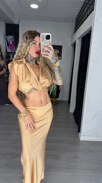 Conjunto Rosaura dorado