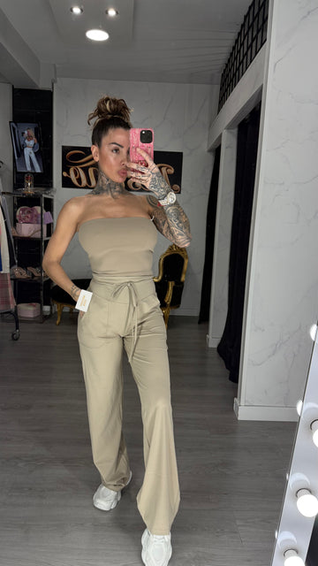 Pantalon carmen kaki