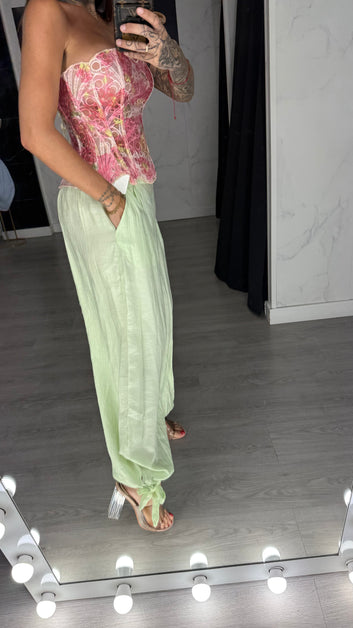 Pantalón lazo manzana