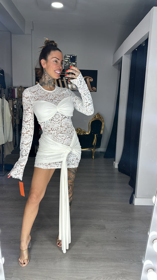 vestido guapa blanca