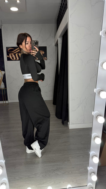 Pantalón chandal negro