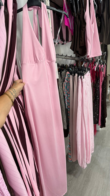 Vestido francis  rosa