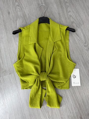 Camisa nudo verde