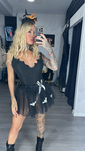 Disfraz murciélago negro