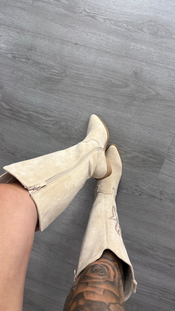 Botas beige