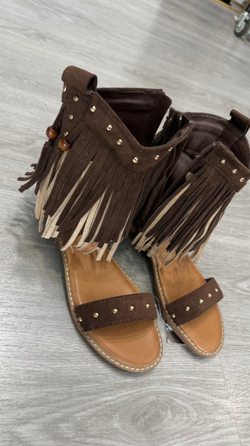 Sandalias flecos