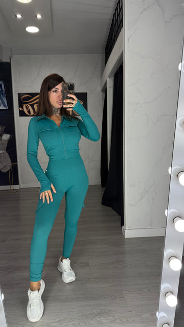 Conjunto América turquesa