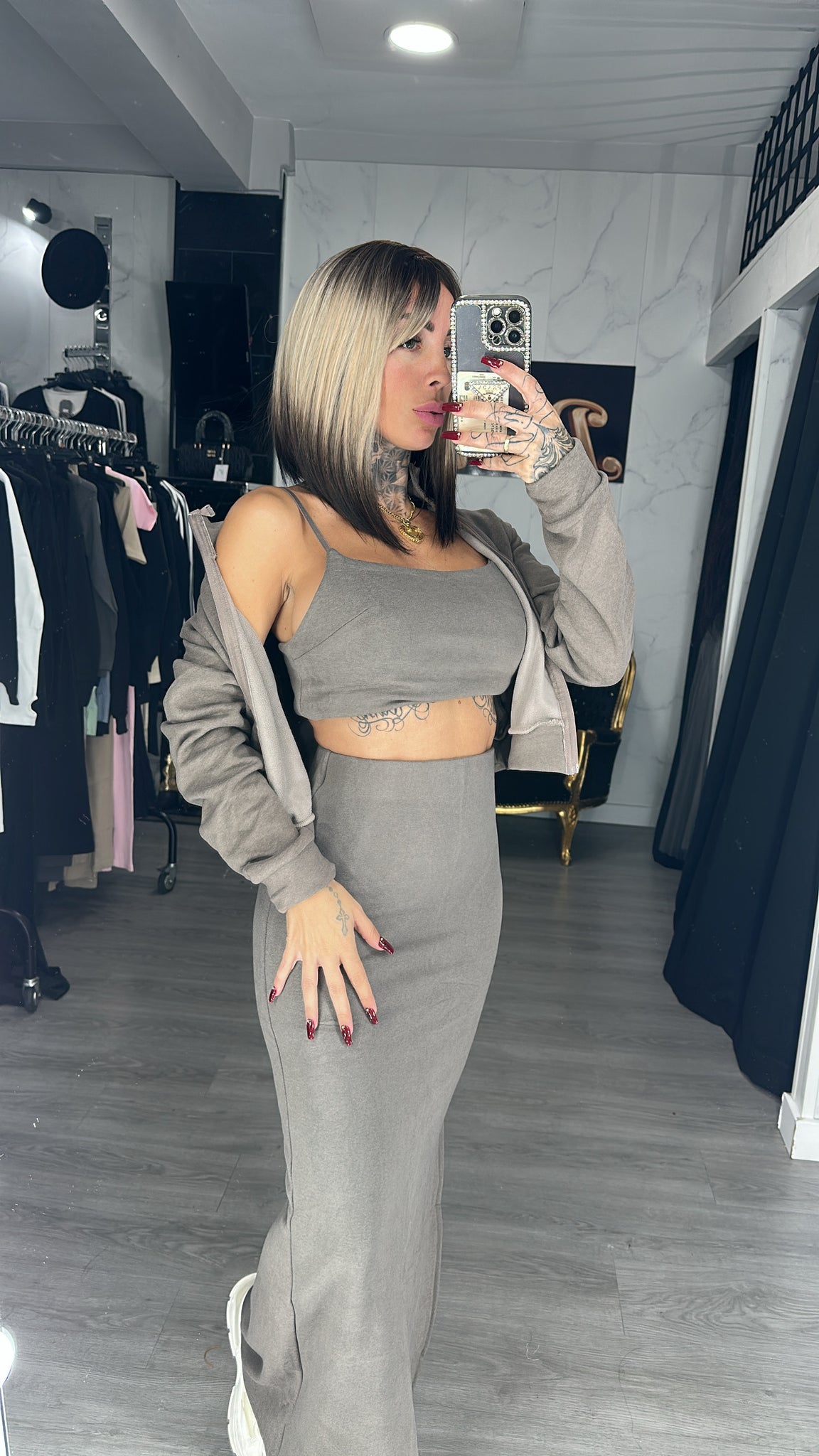 conjunto franela