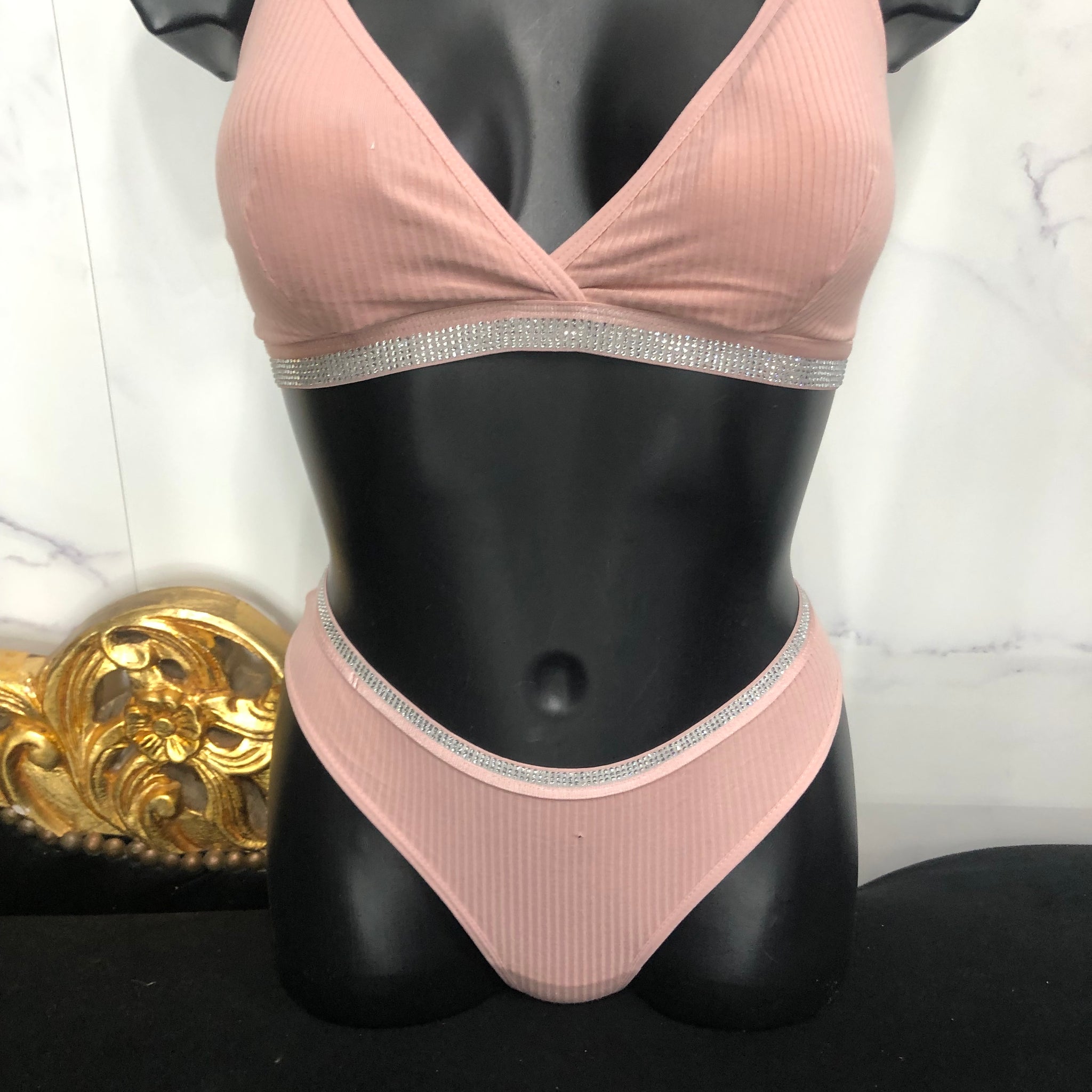 Conjunto cristal rosita