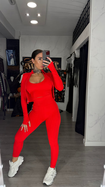 Conjunto Carlo rojo