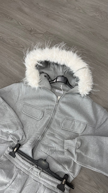 Conjunto Mónaco gris