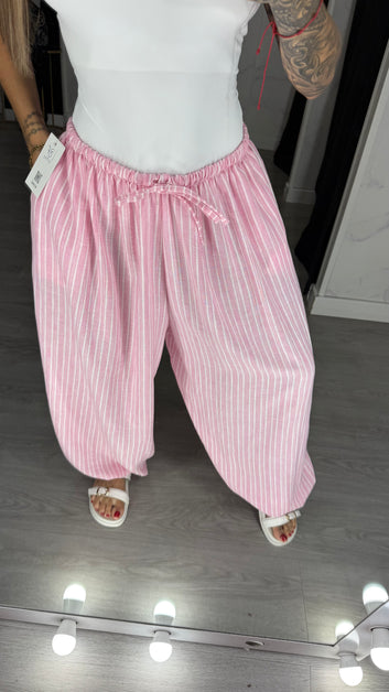 Pantalón rosita cuadro