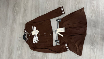 Conjunto béisbol marrón