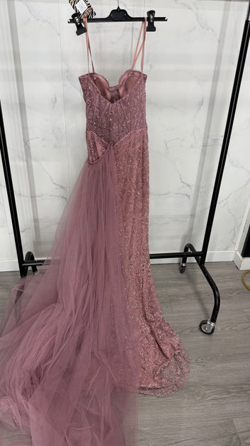 Vestido, princesa rosa