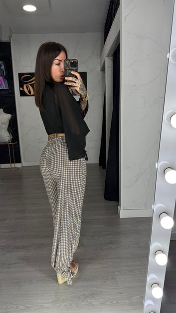 Pantalón cuadritos