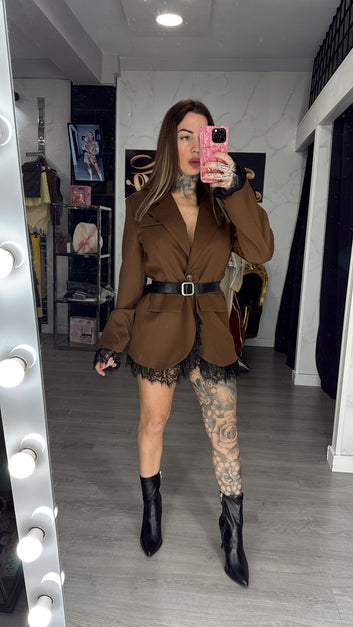 Chaqueta Lala chocolate