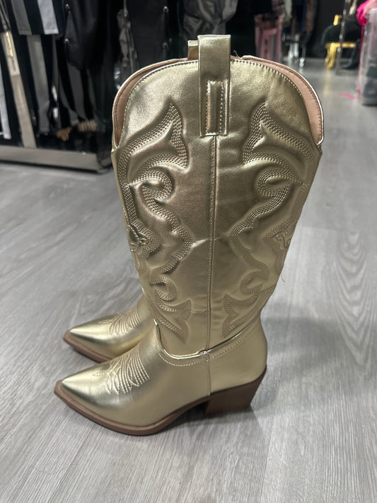 botas dorada