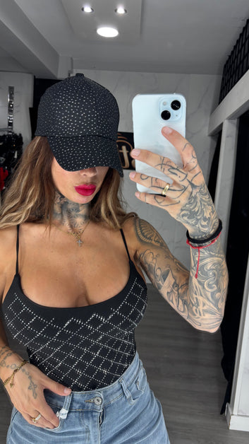 Gorra brillos