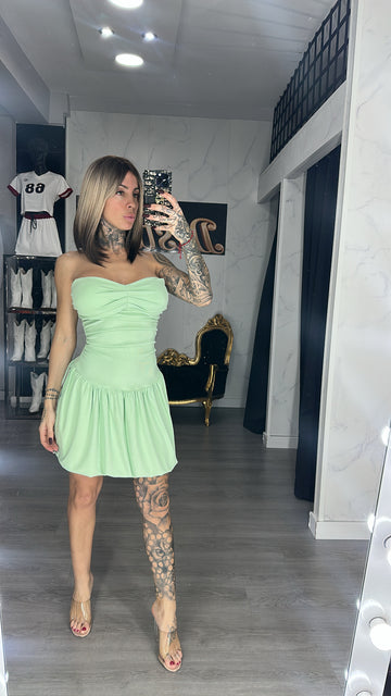 vestido chil verde