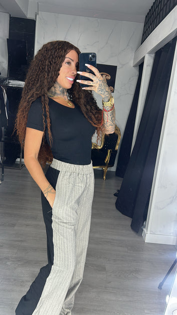 pantalón rayado