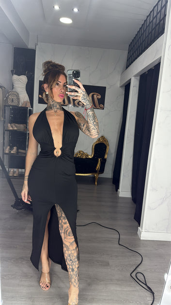 vestido picudo