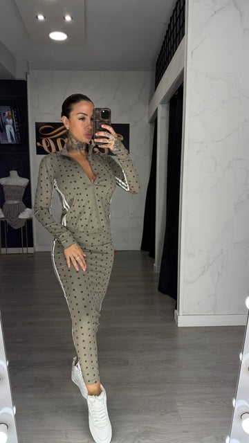 Conjunto lunares taupe