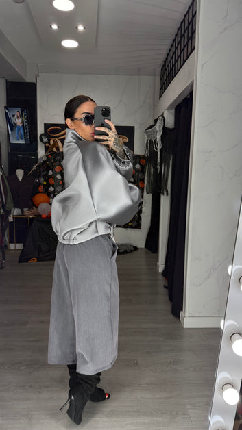 Bomber metaliza plata