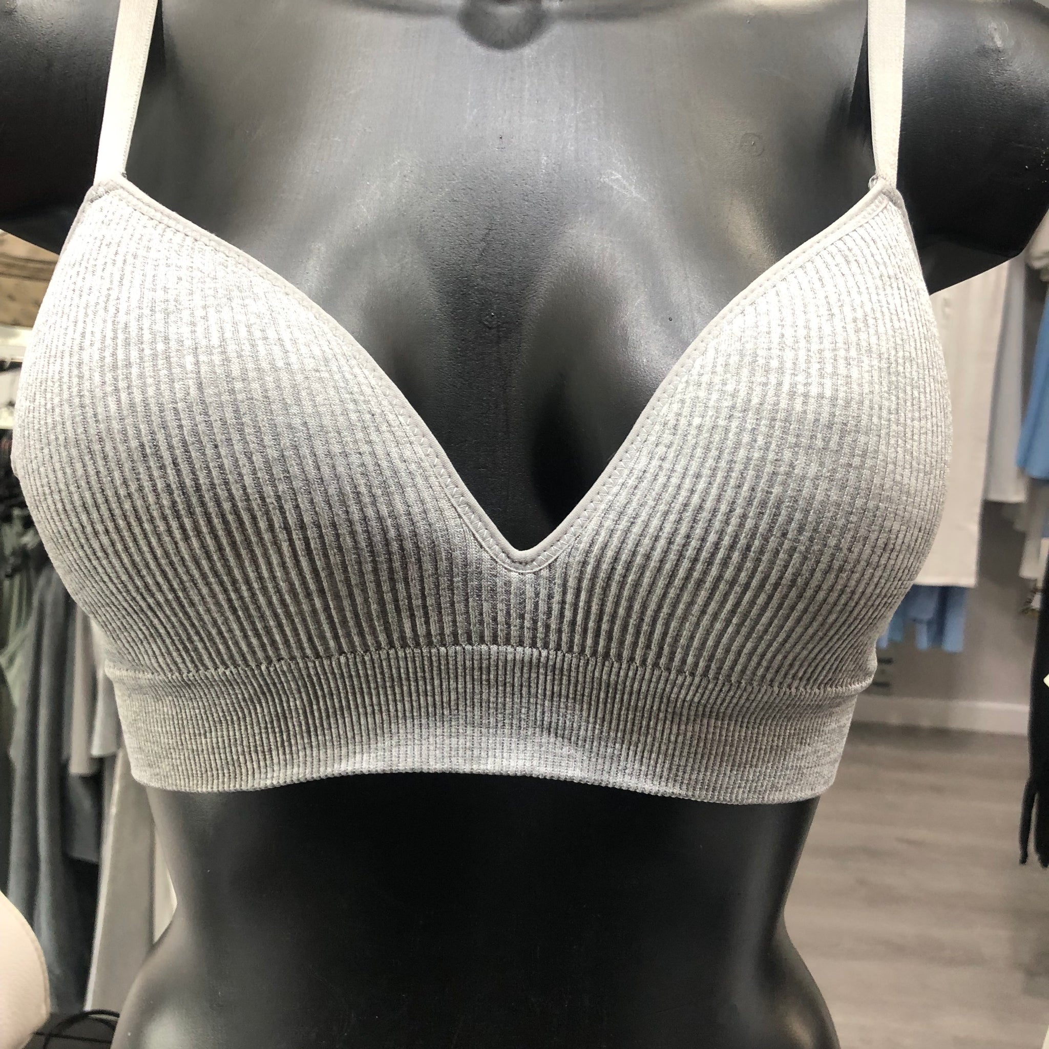Top subjetador Jana gris
