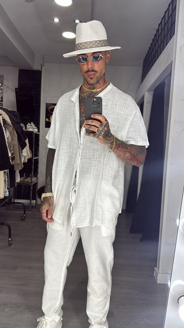 Conjunto lino blanco