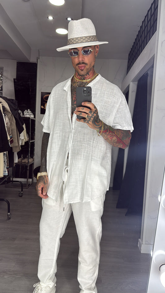 Conjunto lino blanco