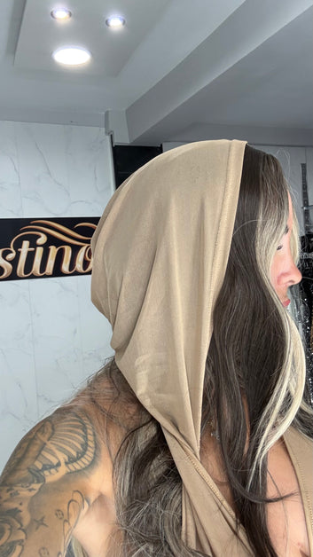 Capucha camel