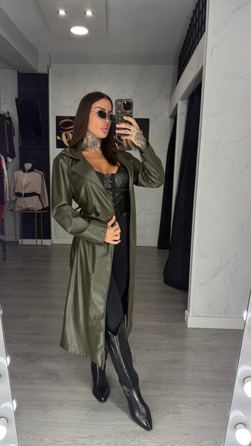 Gabardina verde