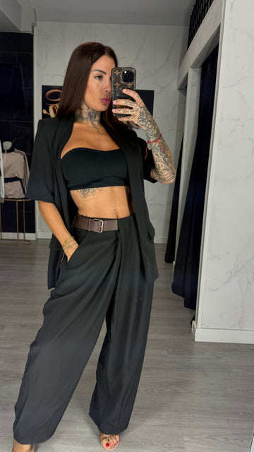 Pantalón cuerda negro