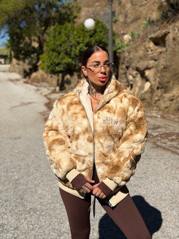 Chaquetón peludo