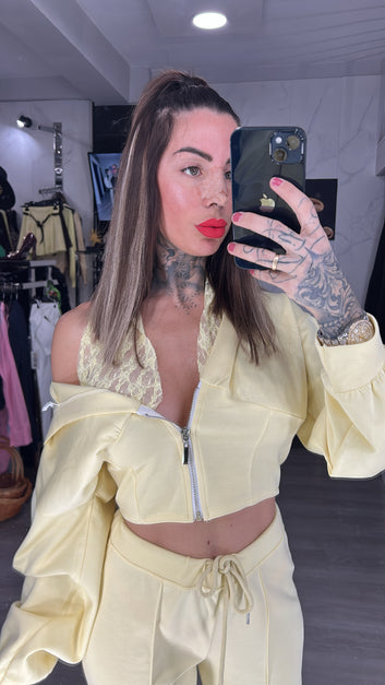 Chándal blush amarillo
