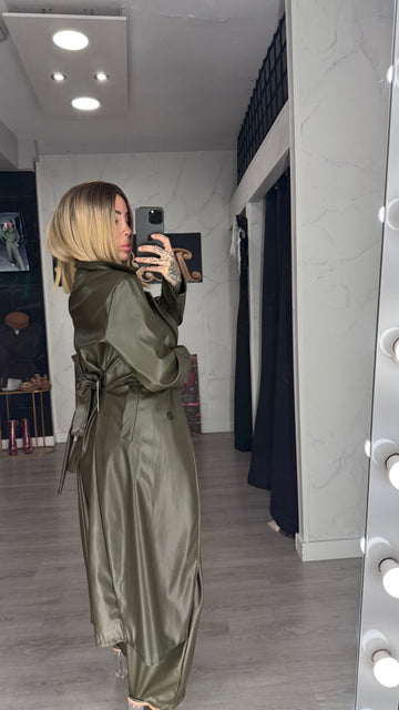 Gabardina verde