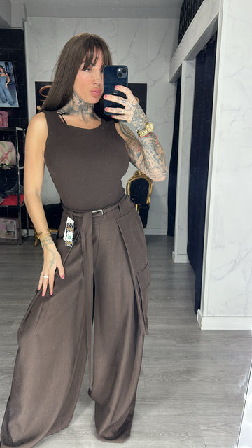 Pantalón Carolina choco