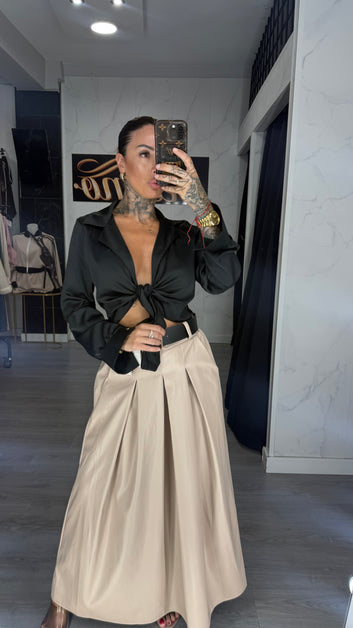 Falda dani beige