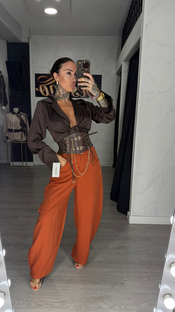 Pantalón tejas