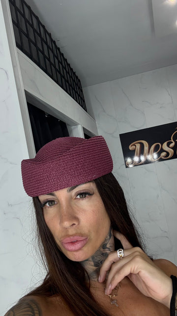 Gorro Burdeos