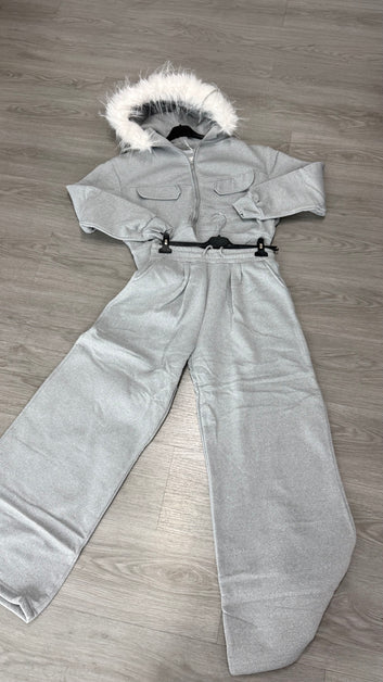 Conjunto Mónaco gris